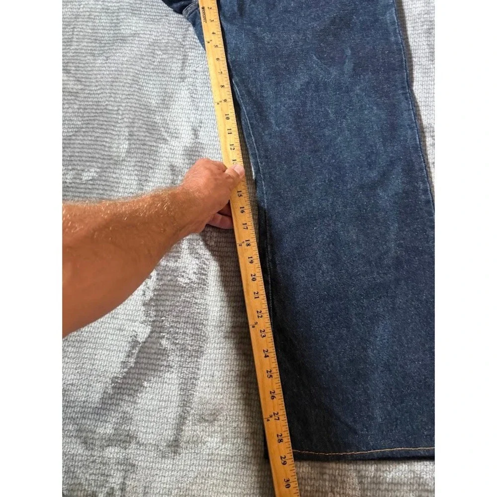 Levis 517 Bootcut Jeans Mens W38 L30 Dark Wash Indigo Denim 517-0217 Cotton